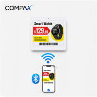 Étiquette électronique de rayonnage (ESL) COMPAX 4,2 pouces BLE WiFi IP65, étiquette E-Paper 4 couleurs pour centre commercial et magasin de détail en intérieur