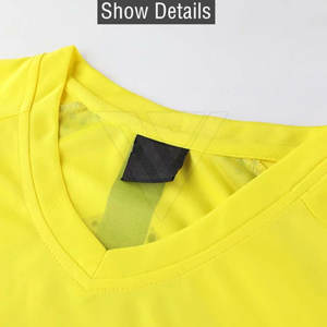 กางเกงขาสั้นกีฬาสำหรับผู้ชายและผู้หญิงกางเกงขาสั้นกีฬาสีเขียวแขนครึ่งพิมพ์โลโก้ตามสั่ง100% โพลีเอสเตอร์ขายส่งชุดฟุตบอล - Product Image 2