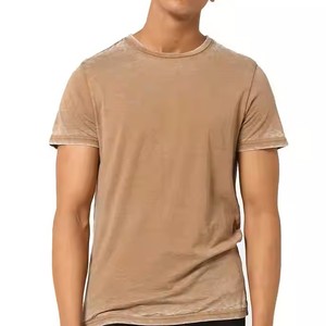 T-shirt pour homme en tissu toile polyester/coton 220g, coupe classique, haute qualité, séchage rapide, respirant, pour adultes - Product Image 1