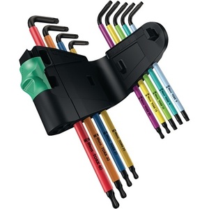 9-Piece T8-T40 WERA SPKL 967 Angle <b>Screwdriver</b> <b>Set</b> with Bore for Precision Work - Product Image 4