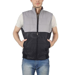 Adultos Uso al aire libre Chaqueta sin mangas Nuevo estilo Hombres Chaqueta sin mangas Liso teñido Hombres Chaqueta sin mangas - Product Image 1