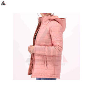 Nueva Chaqueta Acolchada de Mujer Personalizada, Transpirable, de Punto, con Capucha, Diseño de Parka de Invierno, Rellena de Algodón - Product Image 2