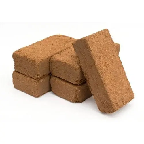 Top Quality Indian Coco Peat in Block Bricks for Nursery Garden Supplies Available at Wholesale Price Coco Peat Block
