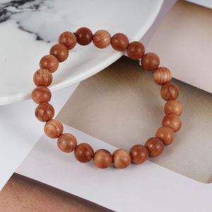 Bracelet extensible en bois perlé pour homme et femme, cadeaux pour homme et femme, bracelet d'aromathérapie - Product Image 6