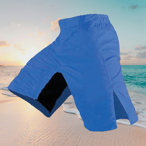 Fournisseur direct d'usine de shorts MMA de qualité supérieure, vêtements d'arts martiaux respirants avec logo frontal pour la lutte, vente en ligne - Product Image 2