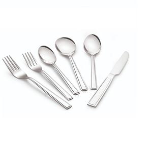 Juego de cubiertos de restaurante occidental europeo, bandejas de Servicio de cubiertos de boda modernas y duraderas ecológicas de acero inoxidable - Product Image 5