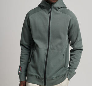 Sudaderas con Capucha de Alta Calidad, Bordadas, con Estampado Puff Personalizado, Sudaderas Cortas de Felpa Francesa de Algodón para Hombre - Product Image 2