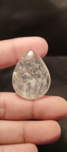 คริสตัลควอตซ์รูไทล์สีทองทรงหยดน้ำ จี้ควอตซ์รูไทล์สำหรับเป็นของขวัญ - Product Image 6