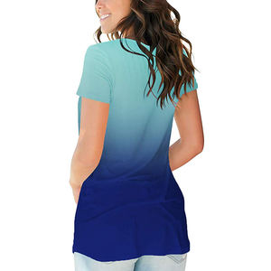 Camiseta Corta para Mujer, Informal, de Manga Corta, Moderna, Estilo Urbano, Linda, Estética, de Algodón Suave para Verano - Product Image 3
