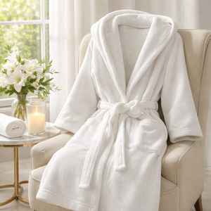 <b>Luxury</b> Premium Hotel <b>Bathrobe</b> Turkish Cotton 890g Heavyweight Soft Absorbent Unisex Spa Home Robe Wholesale - Product Image 6