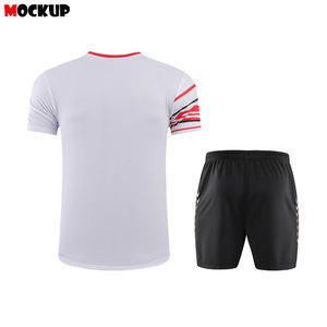 Ensemble de vêtements de tennis pour hommes et femmes de haute qualité, sans manches et à manches courtes, vêtements de sport à séchage rapide, logo personnalisé, vente en gros - Product Image 2