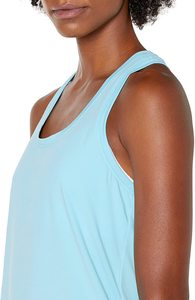 Débardeur 100% coton teint en tissu Muscle Fit pour femmes, haut d'entraînement sans manches avec logo personnalisé pour vêtements de sport - Product Image 6