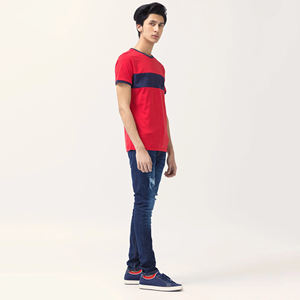 Venta caliente Ropa de hombre Poliéster Medias mangas Color sólido Hombres Nuevo diseño Gimnasio Desgaste Camiseta - Product Image 6