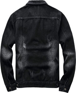 Chaqueta Vaquera de Algodón para Hombre, Elegante, de Alta Calidad, Personalizada, OEM, al por Mayor, Informal, para Invierno - Product Image 2