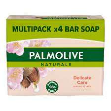 Jabón Artesanal PALMOLIVE de Aloe y Oliva 90g X4 Unidades, Jabón Blanqueador para Piel Grasa con Vitamina E y Manteca de Karité, Aroma a Lirio - Product Image 6