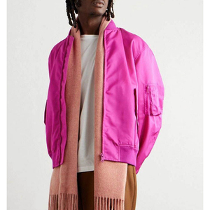 Chaqueta de satén de precio de fábrica más vendida para hombre Chaquetas de satén de color sólido de manga larga con servicio OEM hecho con buen material - Product Image 4