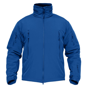 Material de carcasa de poliéster Precio barato Ropa de calle Chaquetas de hombre Venta al por mayor de alta calidad Chaqueta Softshell de mangas completas para hombre - Product Image 1