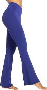 กางเกงวิ่งขาตรงเอวสูงสำหรับผู้หญิงกางเกงขาบานสำหรับเล่นโยคะระบายอากาศได้ดีปรับแต่งสไตล์ฤดูใบไม้ร่วง - Product Image 4