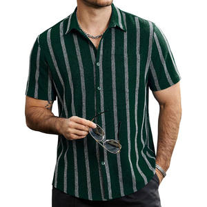 2024 nouveauté chemises de vacances très exigeantes 100% coton fait chemises de vacances respirantes pour hommes - Product Image 5