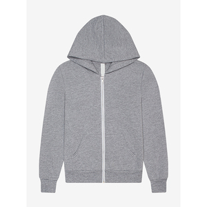 Etiquetas gratis imprimen una sudadera con capucha de cremallera de impresión personalizada de alta calidad con su logotipo Sudadera con capucha de lana para hombre con cremallera - Product Image 1