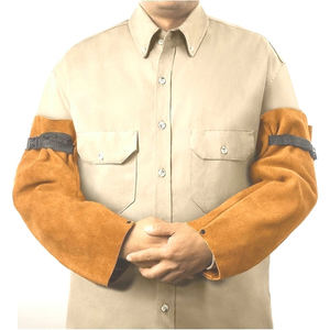 เสื้อแจ็กเก็ตเชื่อมหนังแขนป้องกันการตัดระดับ HPPE - Product Image 1