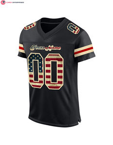 Nouveaux maillots de football américain et uniformes de football américain bon marché par sublimation cousus sur le dessus - Product Image 2