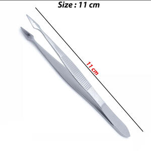 Carmalt Hunter Fórceps De astilla de alta calidad Recta de acero inoxidable Manual Removedor de férula de metal Instrumento quirúrgico básico - Product Image 3