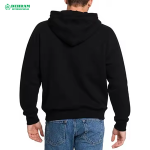 Meilleur prix 100% coton hommes fermeture éclair sweats à capuche éponge française 500 GSM bonne qualité pour la saison d'hiver dernier Style hommes - Product Image 2