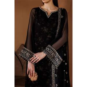 Conjunto de Traje de Chifón Bordado para Mujer PR-1288 - Product Image 3