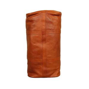 Bolsa de Viaje Deportiva Unisex de Cuero Genuino, Plegable, Estilo Vintage, con Logotipo Personalizado, Cierre de Cremallera, Capacidad de 56-75L - Product Image 4