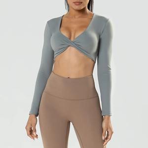 Ropa deportiva para mujer, conjunto de Yoga, chándal de gimnasio de cintura alta y Sujetador deportivo, trajes de entrenamiento para Fitness, ropa deportiva de 2 piezas - Product Image 1
