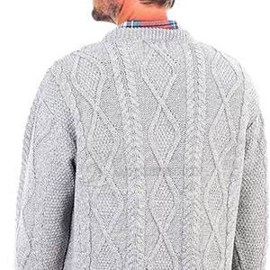 Lightweight Men's Crew Neck <b>Pullover</b> <b>Sweaters</b> Plus Size Casual Winter Knitted Private Label-Comfortable and Breathable - Product Image 6