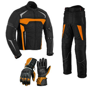 ชุดสูทหนัง Cordura ของผู้ชายระบายอากาศใส่สบายแจ็คเก็ตแขนยาวแบบเต็มตัวกันลม - Product Image 1