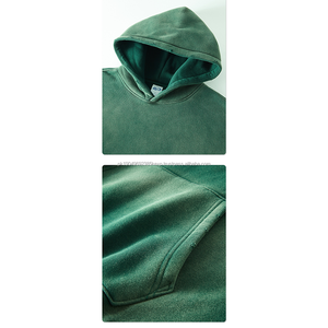 Nouveau sweat à capuche zippé de haute qualité, uni et en polaire épais, 360G, sweat à capuche zippé d'automne et d'hiver, sweat à capuche uni épais - Product Image 3