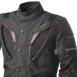 Veste de moto longue en textile certifiée CE, imperméable, vente en gros d'usine OEM, exportateur de marque privée - Product Image 2