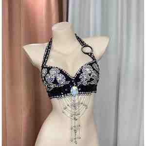 Diseño personalizado Nueva colección 2025 Bra Bead Traje Bellydance con calidad de exportación - Product Image 3