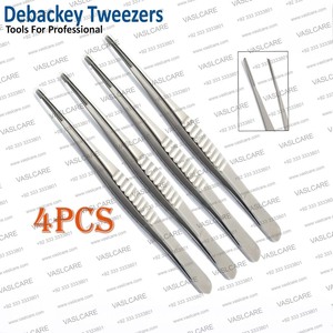 Pince à épiler Debakey de qualité supérieure 6 "Froceps Instruments chirurgicaux vétérinaires dentaires atraumatiques par Vaslcare - Product Image 5