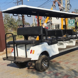 Lanzadera eléctrica de 12 pasajeros | Rendimiento del carrito de golf | Paseo en carrito de golf eléctrico Premium - Product Image 6