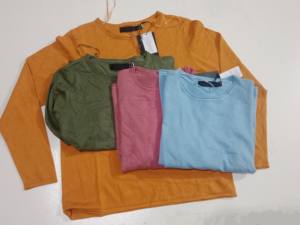 Femmes nouveau à la mode respirant laine/Viscose pull ample hauts col rond couleur bloquant à manches longues décontracté ordinateur pull - Product Image 6