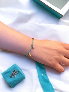 DAFNI BIG PAZAR สร้อยข้อมือลูกปัดโบฮีเมียนทำมือ หินธรรมชาติ โลหะผสมอัญมณี ฝังไมโคร ของขวัญสำหรับทุกเพศในวันแม่ - Product Image 4