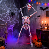 Lumières LED Économes en Énergie, Modèles Animatroniques, Modèle Fantôme, Zombie, Fête d'Halloween, Aménagement de Scène Intérieure Durable