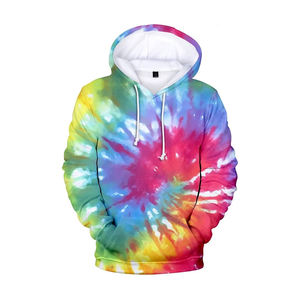 Trending 100% Cotton Gym Track Suits para hombres Logotipo personalizado Tie Dye Design Sólido Ecológico Ropa de invierno Tallas grandes Peso pesado - Product Image 2
