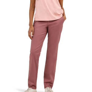 Pantalon chino pour femme, vente chaude, haute qualité, taille mi-haute personnalisée, avec poches, respirant, pour toutes les saisons, pantalon chino pour femme - Product Image 3