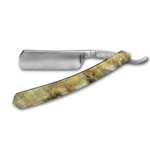 Stainless Steel Straight Edge <b>Men</b> <b>Razor</b> Folding Shaving Damascus Blade Barber <b>Razors</b> - Product Image 1