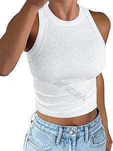 Camisetas sin mangas personalizadas para mujer, camisetas sin mangas de secado rápido para gimnasio, Fitness, deporte, correr, entrenamiento atlético, chaleco de Yoga, camiseta sin mangas de talla grande para mujer - Product Image 2