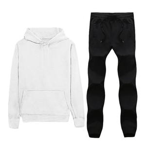 Survêtement décontracté à capuche pour homme, tendance, logo personnalisé, haute qualité, respirant, deux couleurs personnalisées - Product Image 6