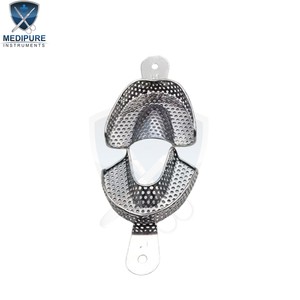 Juego de Bandejas de Impresión Dental de Acero Inoxidable Reutilizables y Autoclavables para Clínicas Dentales - Product Image 3
