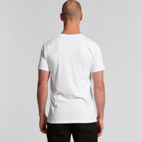T-shirt col V sur mesure pour homme 100% coton pur premium écologique style urbain uni noir blanc classique manches courtes 180g