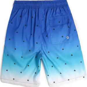 Pantalones cortos de playa de surf de verano personalizados de secado rápido 100% algodón nuevo diseño con patrón de leopardo - Product Image 2