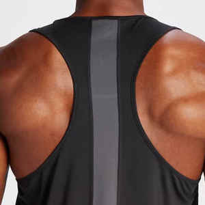 Diseño personalizado hombres gimnasio entrenamiento Stringer Casual Fitness Tank Tops Spandex Muscle Fit camiseta para entrenamiento - Product Image 5